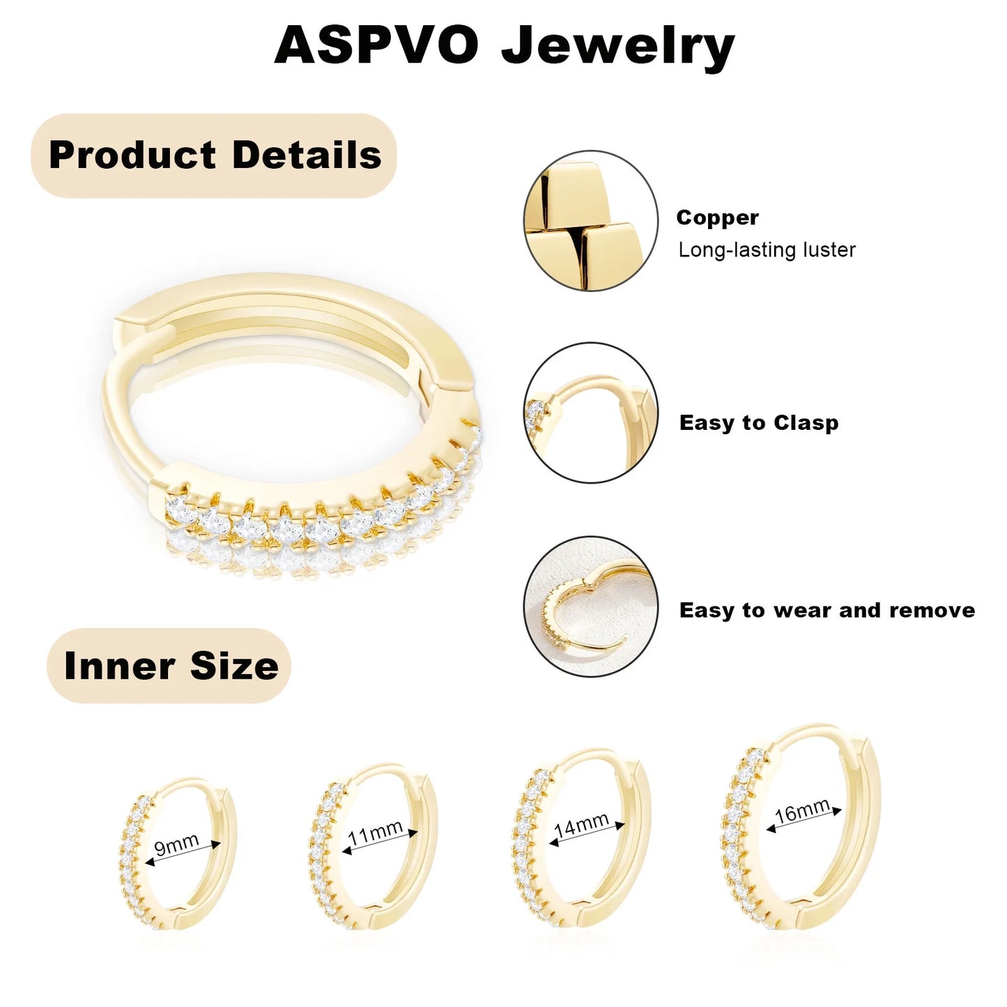 4 Pairs 18K Gold Plated Hoop Earrings for Women Small Huggie Cartilage Post Hypoallergenic Earrings Set for Multiple Piercing Birthday Christmas Jewelry Gifts Teen Mom Adults Stocking Stuffers