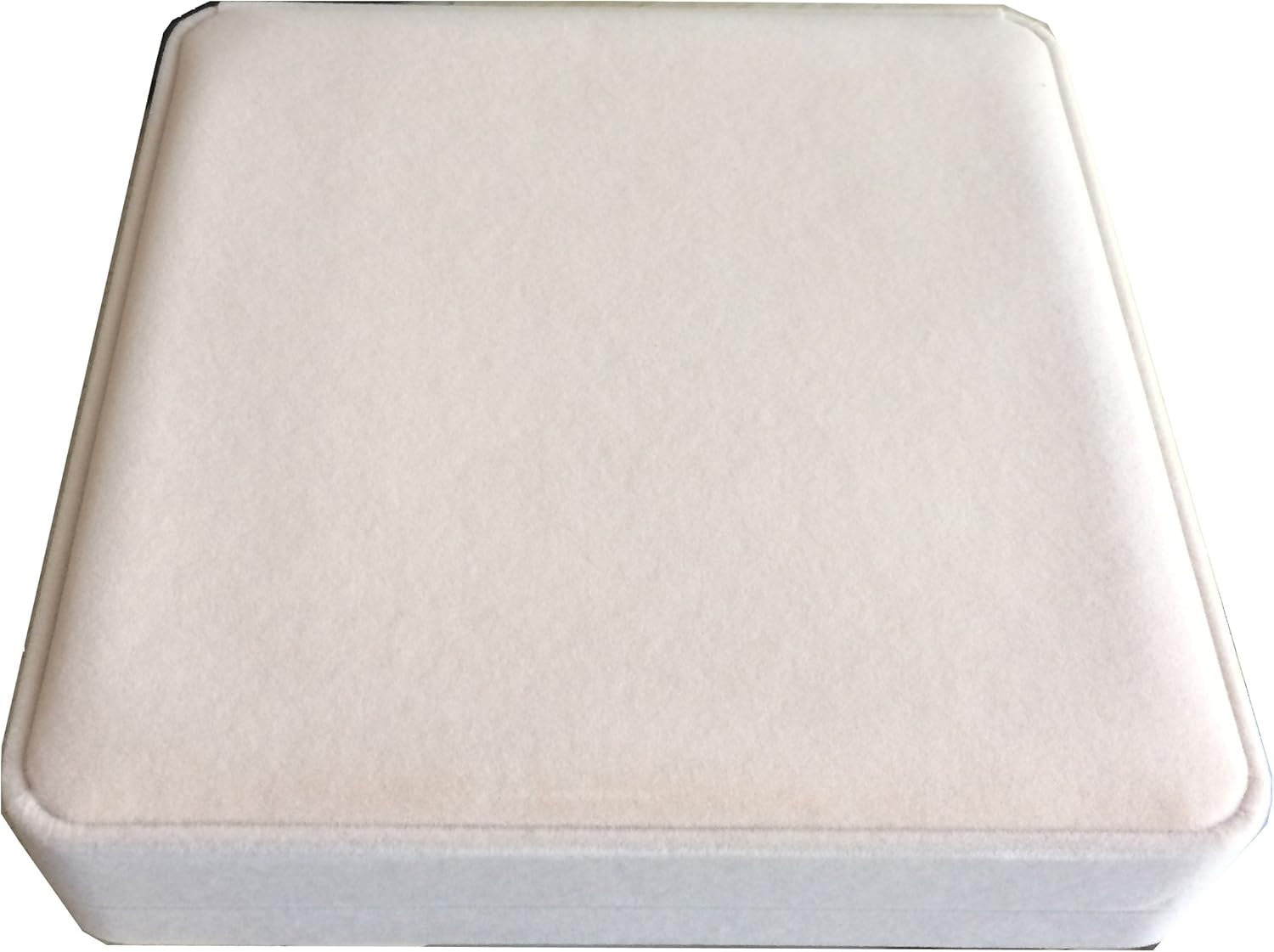 Jewelry Set Velvet Box Necklace Earring Ring Necklace Bracelet Gift Display Case Wedding Jewelry Storage Holder (Beige for Pearl Necklace)