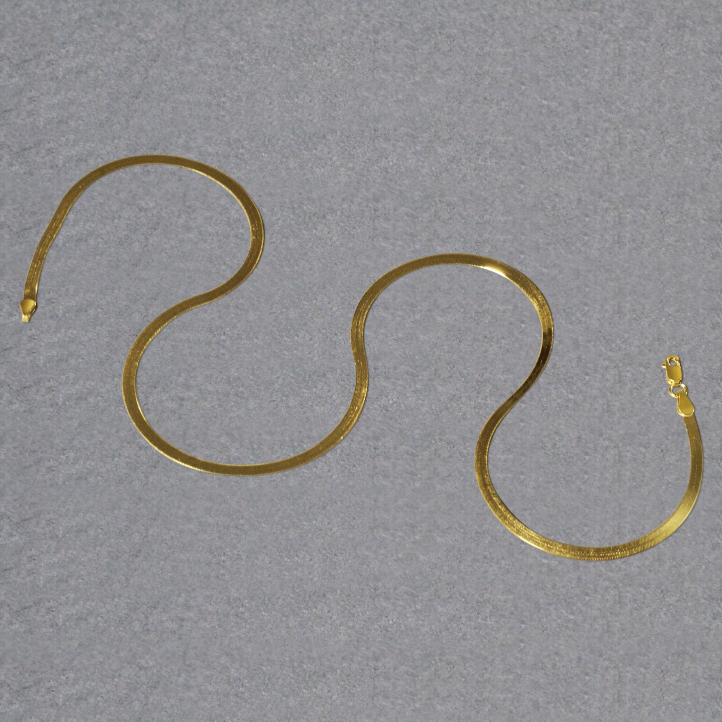 Imperial Herringbone Chain in 10k Yellow Gold (2.80 mm)