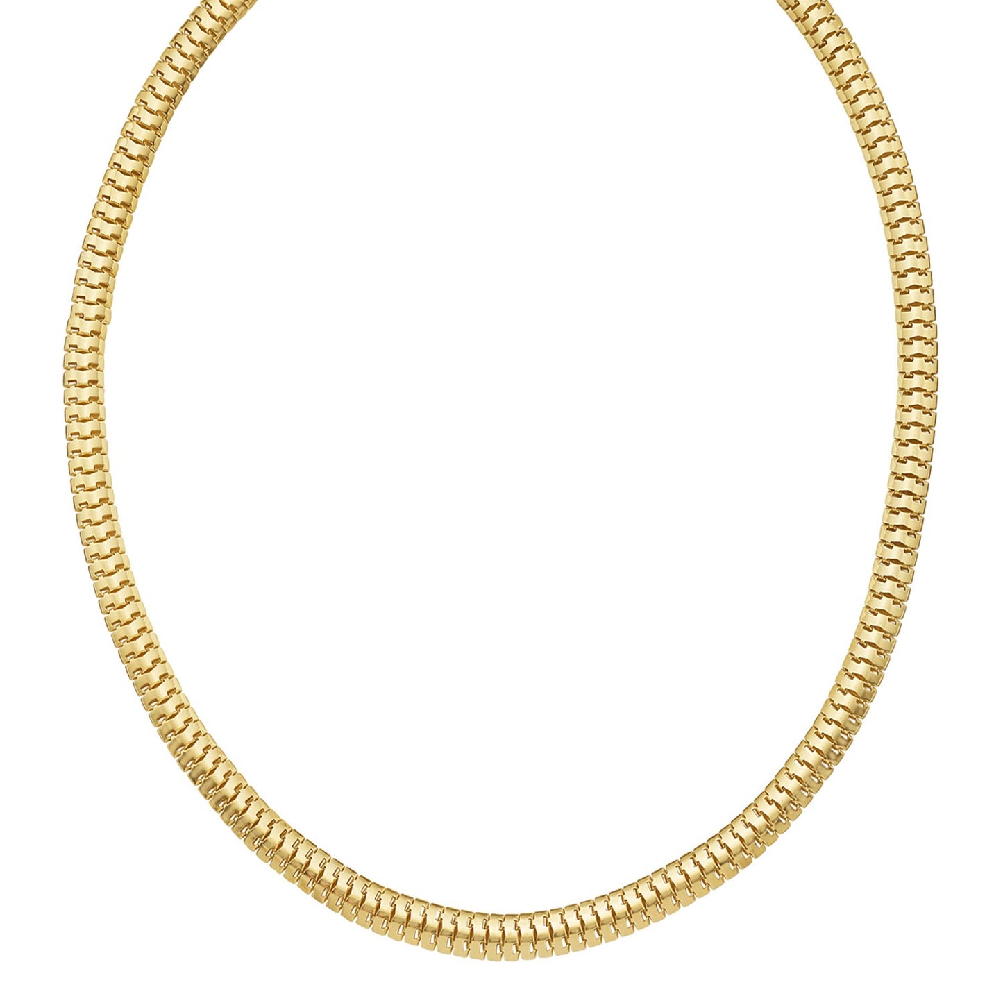 14K Yellow Gold Lite Oval Snake Chain (6.50 mm)