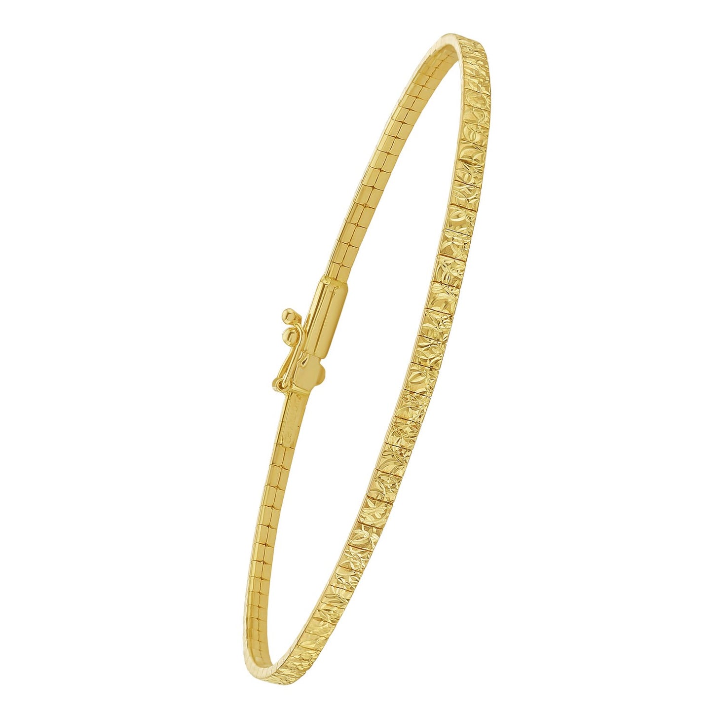 14K Yellow Gold Mini Glacier Bracelet (2.10 mm)