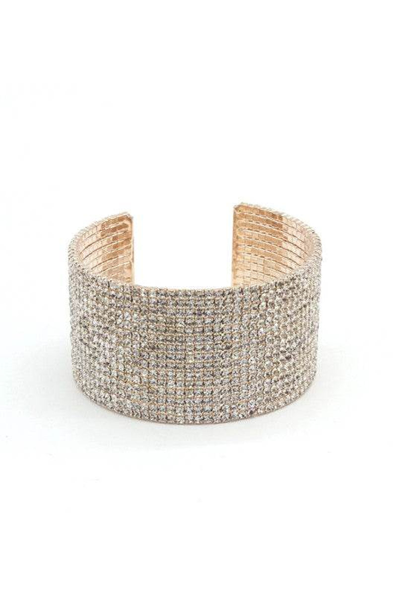 SPARKLY RHINESTONE CUFF BRACELET